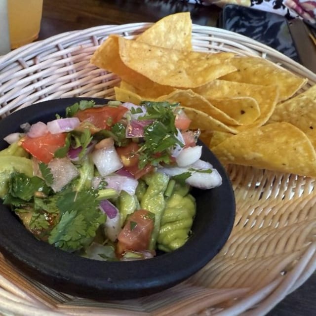 Chips and Guacamole.